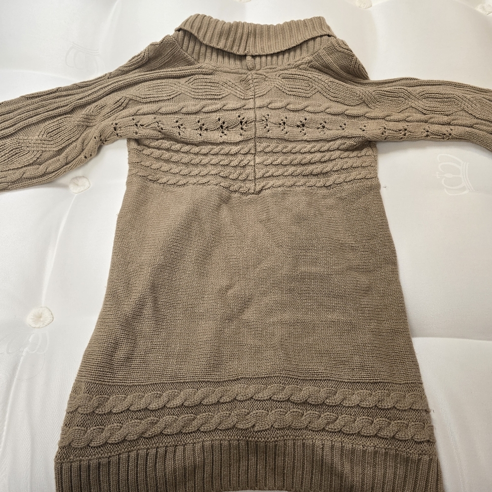 Sonoma Life+Style Junior's Tan Cardigan Sweater Size XL - Picture 4 of 8